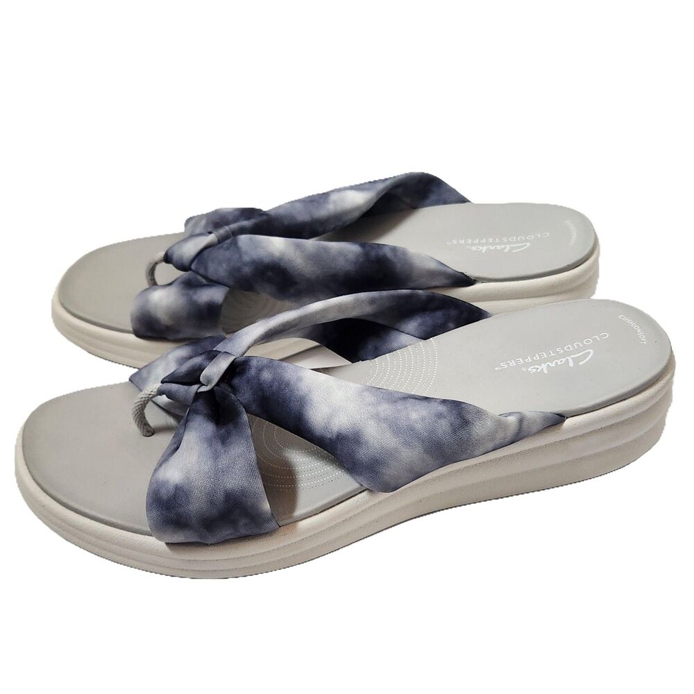 Clarks Cloudsteppers Drift Ave Sandals Women’s 11 Black Multi